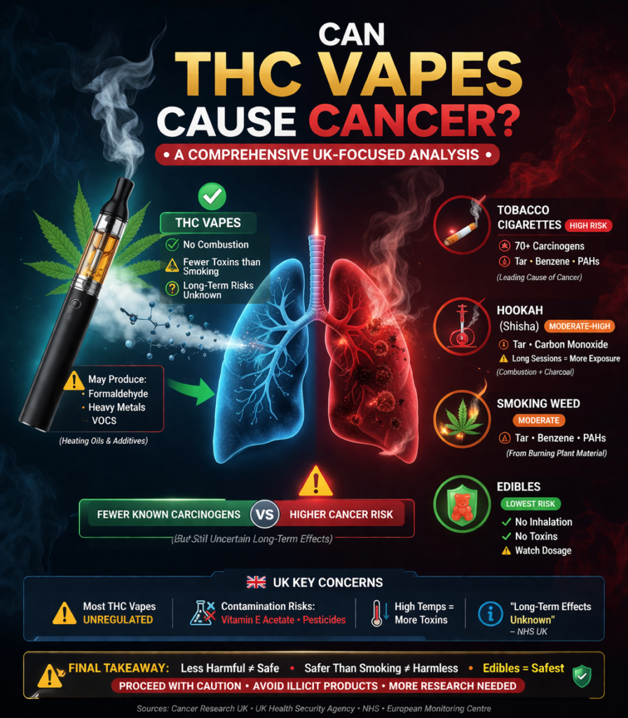 Can THC Vapes Cause Cancer? A Comprehensive UK-Focused Analysis