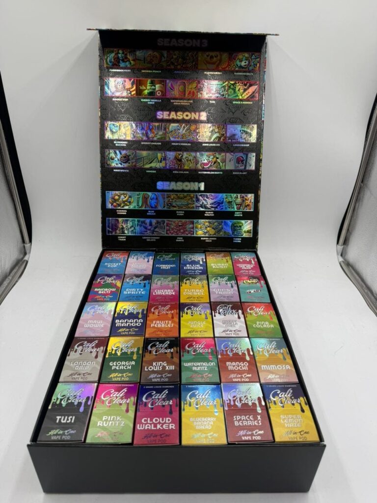 Buy Cali clear carts with best thc vapes price UK