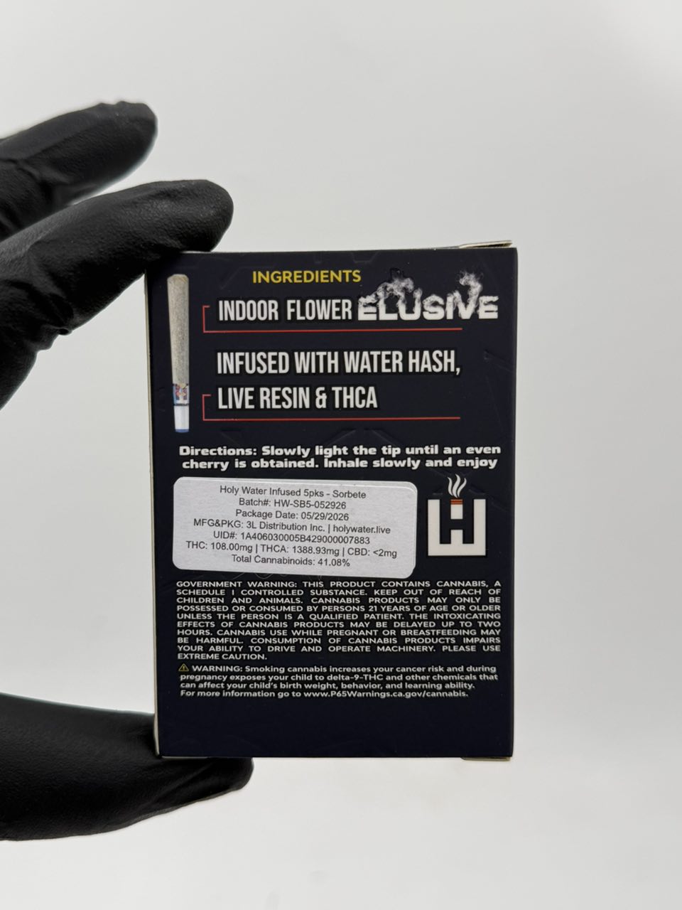 Holy water pre roll for sale UK