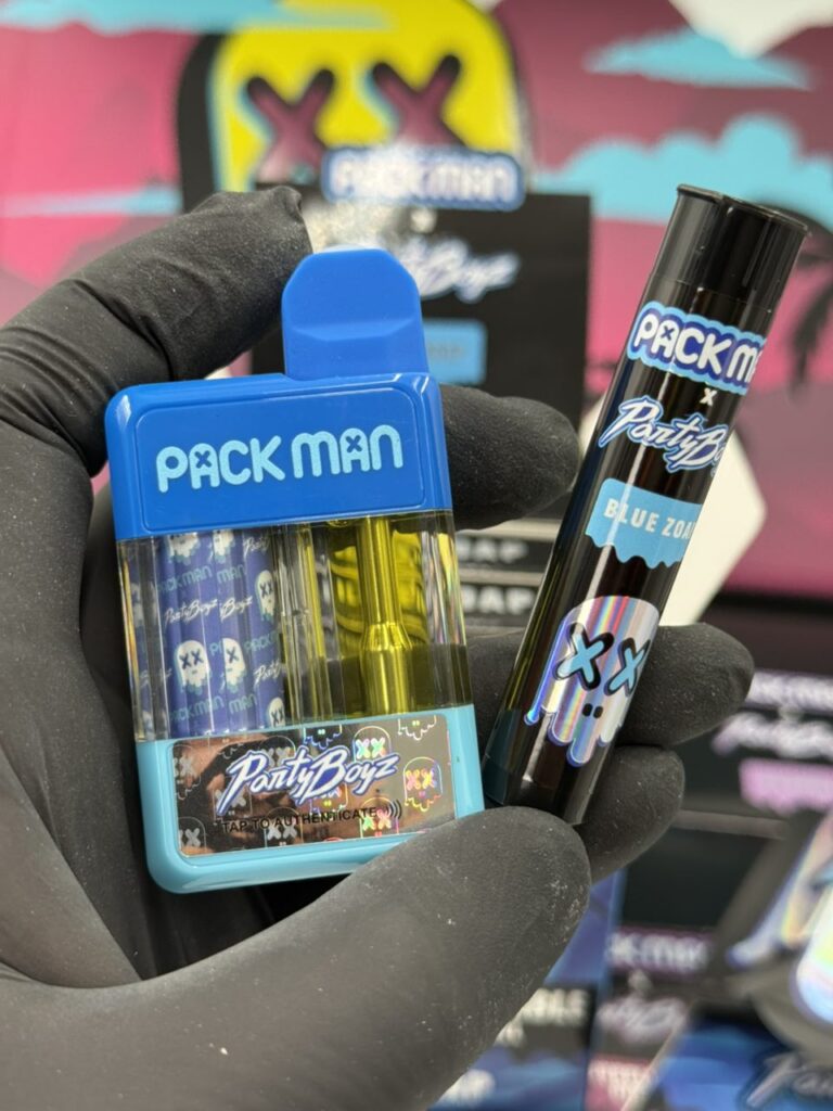 Packman X partyboyz live resin vape