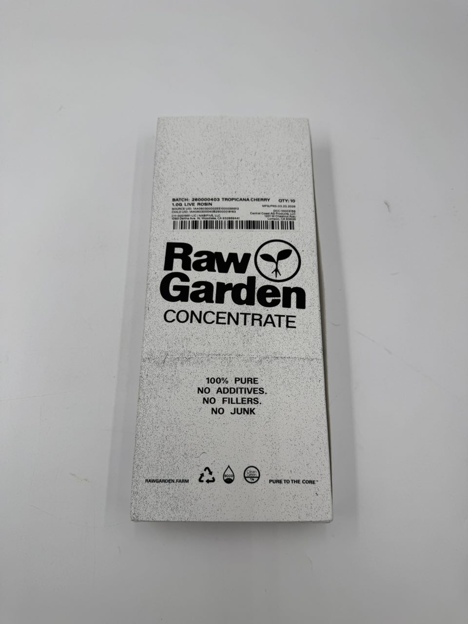 1 Gram Raw Garden Live Rosin Concentrate UK - Image 2