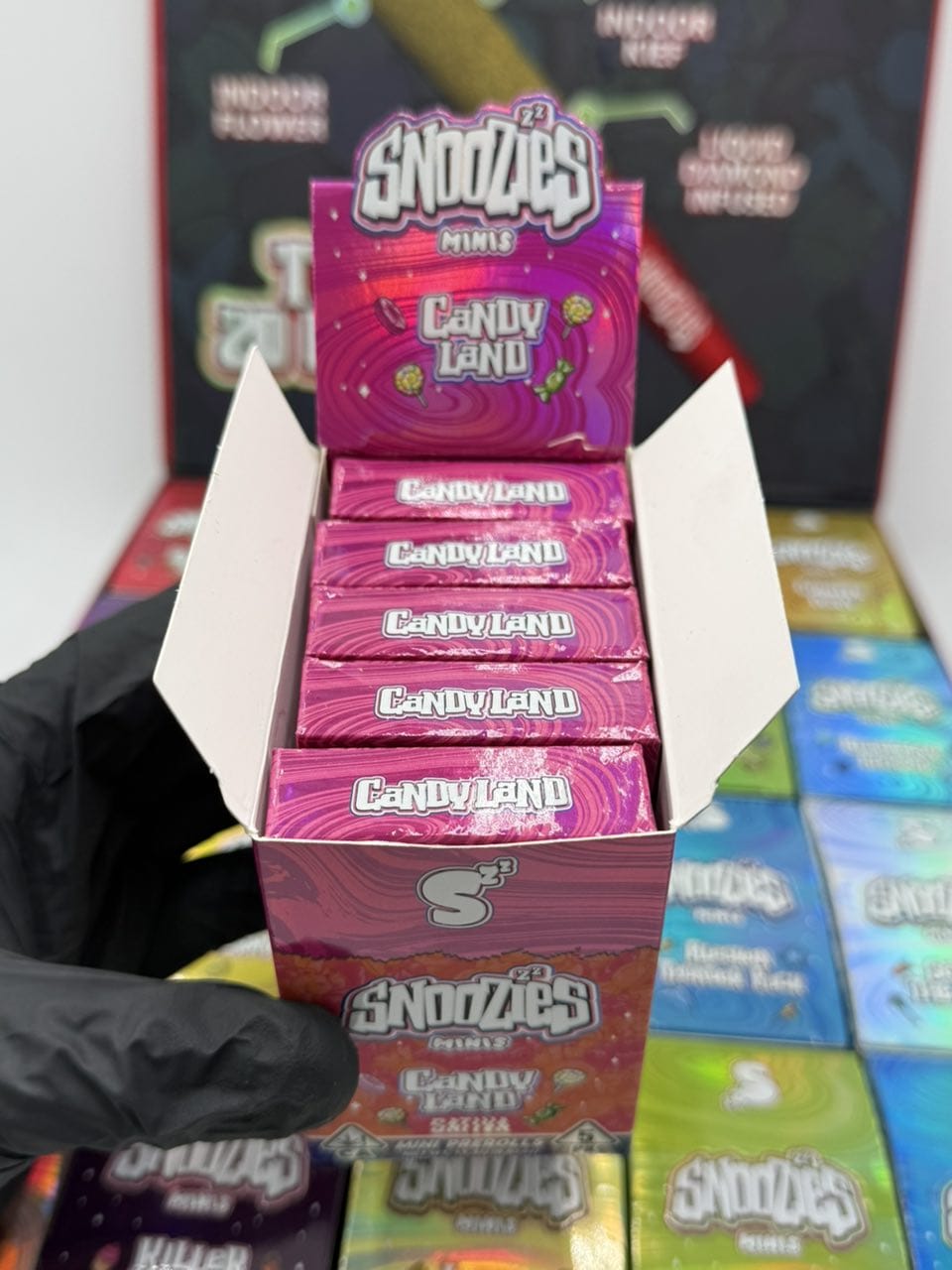 Snoozies Minis PreRolls with Kief 5Pack - Image 2